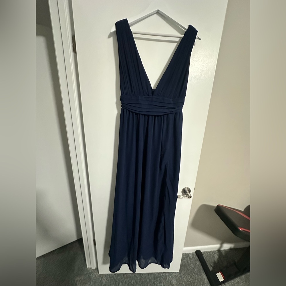 Lulus Navy Blue Maxi Dress